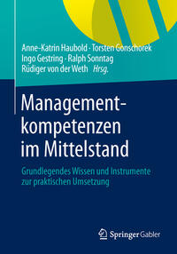 Vorderes Coverbild Managementkompetenzen im Mittelstand