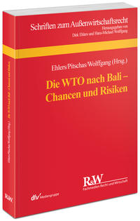 Vorderes Coverbild Die WTO nach Bali - Chancen und Risiken