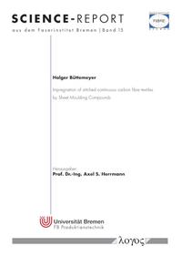 Vorderes Coverbild Impregnation of stitched continuous carbon fibre textiles by Sheet Moulding Compounds