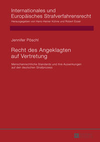 Vorderes Coverbild Recht des Angeklagten auf Vertretung