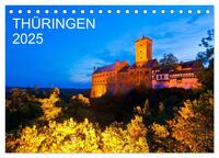 Vorderes Coverbild THÜRINGEN 2025 (Tischkalender 2025 DIN A5 quer), CALVENDO Monatskalender