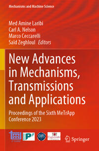 Vorderes Coverbild New Advances in Mechanisms, Transmissions and Applications