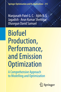 Vorderes Coverbild Biofuel Production, Performance, and Emission Optimization