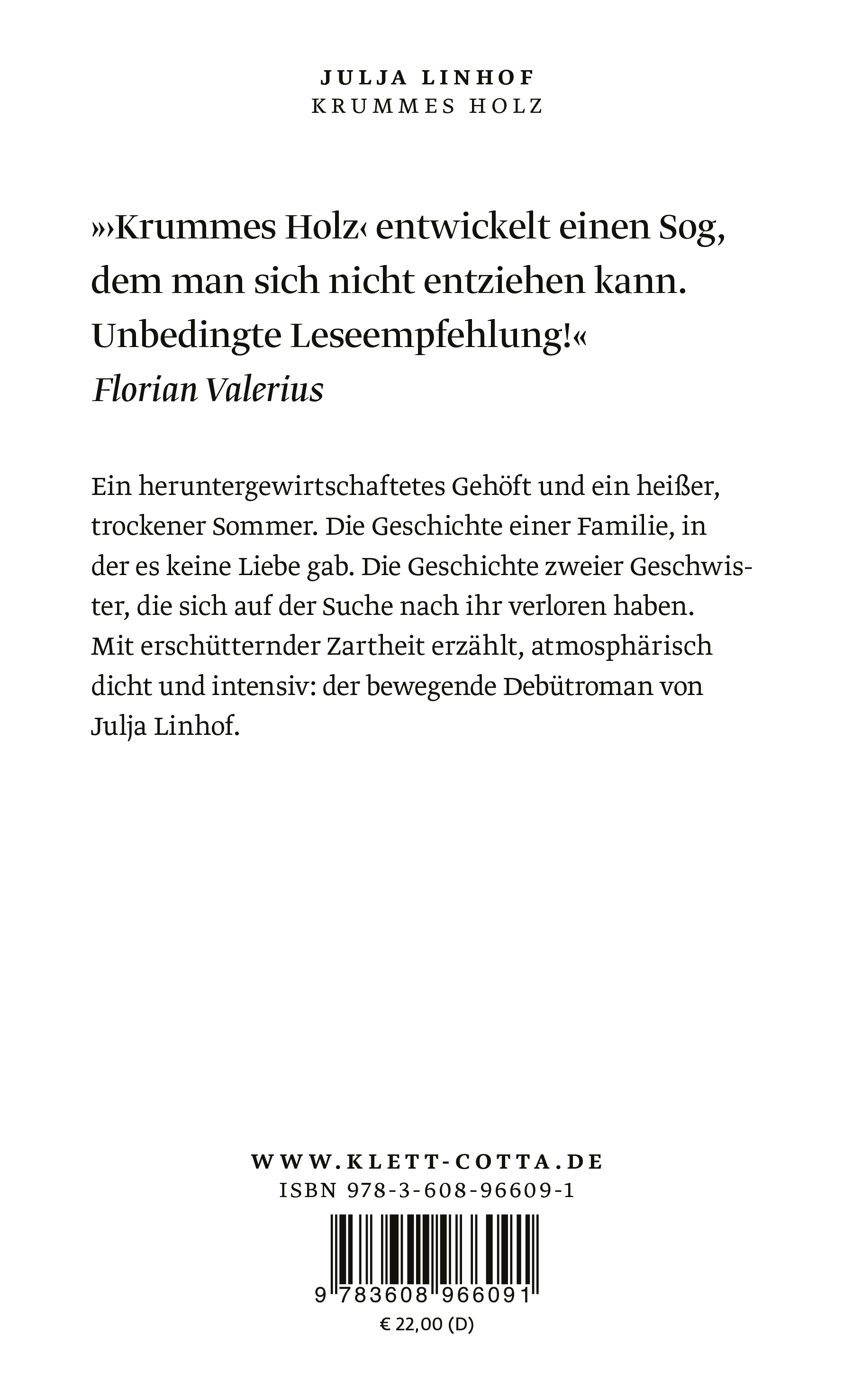 Rückseitencover Krummes Holz