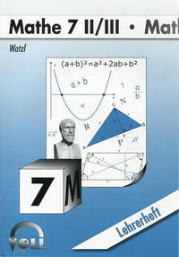 Vorderes Coverbild Mathe 7 II/III