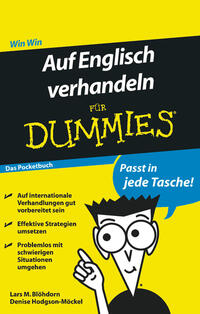 Vorderes Coverbild Auf Englisch verhandeln für Dummies Das Pocketbuch