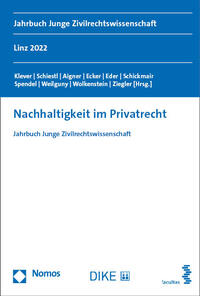 Vorderes Coverbild Nachhaltigkeit im Privatrecht