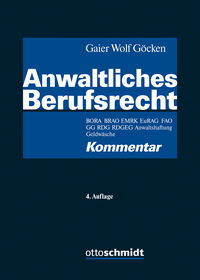 Vorderes Coverbild Anwaltliches Berufsrecht