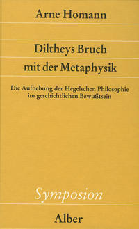 Vorderes Coverbild Diltheys Bruch mit der Metaphysik