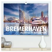 Vorderes Coverbild BREMERHAVEN Maritimes in der Seestadt (hochwertiger Premium Wandkalender 2025 DIN A2 quer), Kunstdruck in Hochglanz