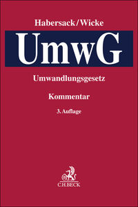 Vorderes Coverbild Umwandlungsgesetz