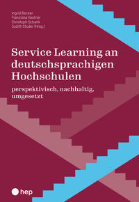 Vorderes Coverbild Service Learning an deutschsprachigen Hochschulen