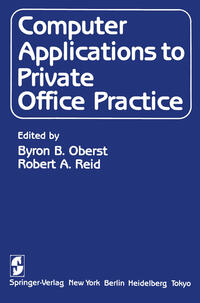 Vorderes Coverbild Computer Applications to Private Office Practice