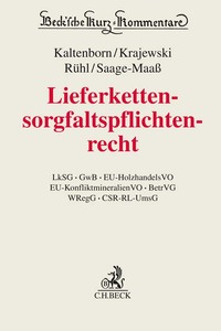 Vorderes Coverbild Lieferkettensorgfaltspflichtenrecht