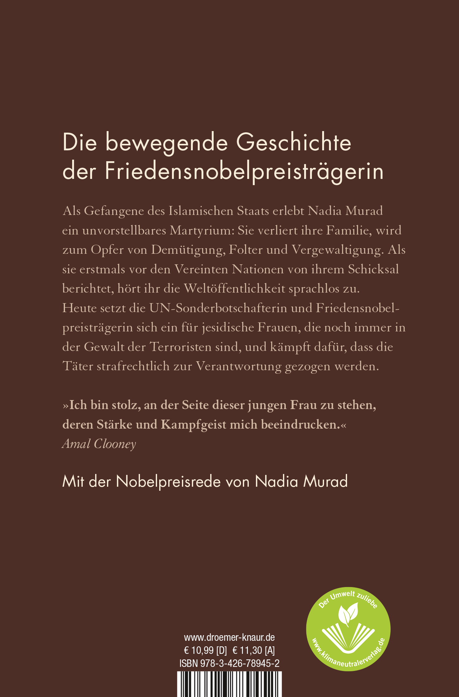 Rückseitencover Ich bin eure Stimme
