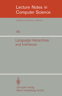 Vorderes Coverbild Language Hierarchies and Interfaces