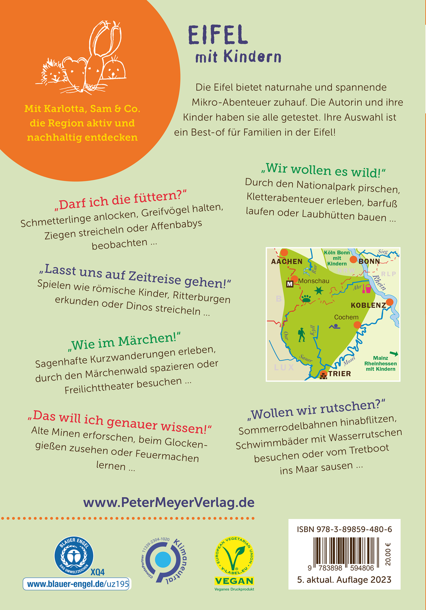 Rückseitencover Eifel mit Kindern