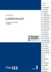 Vorderes Coverbild FlexLex Luftfahrtrecht