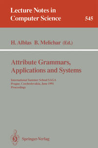 Vorderes Coverbild Attribute Grammars, Applications and Systems