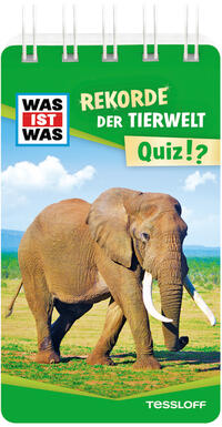 Vorderes Coverbild WAS IST WAS Quiz Rekorde der Tierwelt.