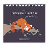 Vorderes Coverbild Mini-Kalender 2025 Einfach mal nichts tun.