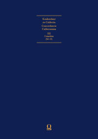 Vorderes Coverbild Concordancia Calderoniana / Konkordanz zu Calderón