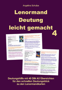 Vorderes Coverbild Lenormand Deutung leicht gemacht 4