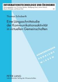 Vorderes Coverbild Eine Längsschnittstudie der Kommunikationsaktivität in virtuellen Gemeinschaften