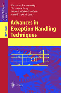 Vorderes Coverbild Advances in Exception Handling Techniques
