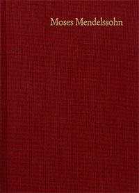 Vorderes Coverbild Moses Mendelssohn: Gesammelte Schriften. Jubiläumsausgabe / Band 5,3 a-b: Kommentar zu Band 5,1