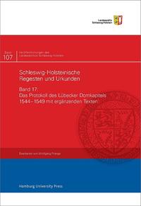 Vorderes Coverbild Das Protokoll des Lübecker Domkapitels 1544–1549 mit ergänzenden Texten