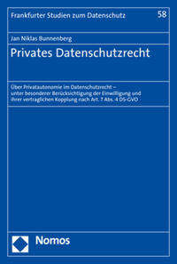 Vorderes Coverbild Privates Datenschutzrecht
