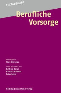 Vorderes Coverbild Textausgabe Berufliche Vorsorge