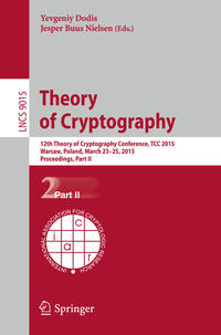Vorderes Coverbild Theory of Cryptography