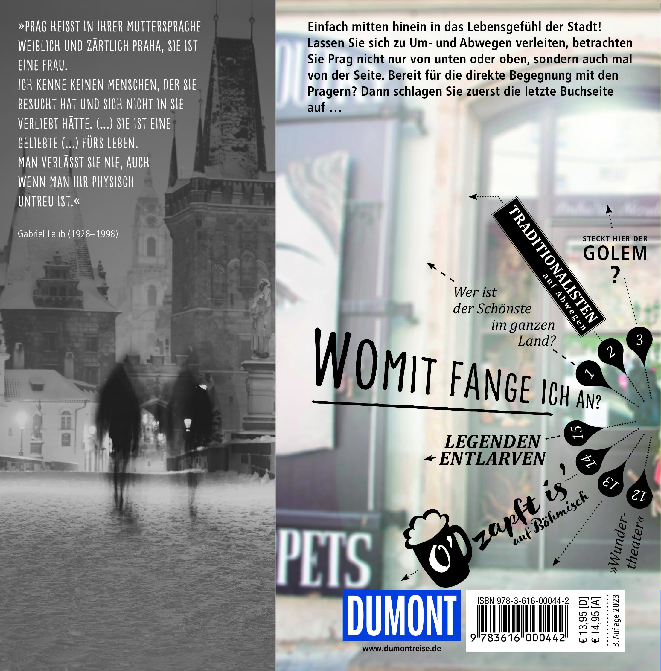 Rückseitencover DUMONT direkt Reiseführer Prag