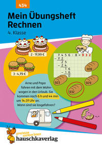 Vorderes Coverbild Mein Übungsheft Rechnen 4. Klasse