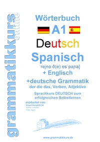 Vorderes Coverbild Wörterbuch Deutsch - Spanisch - Englisch A1