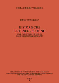 Vorderes Coverbild Historische Elitenforschung