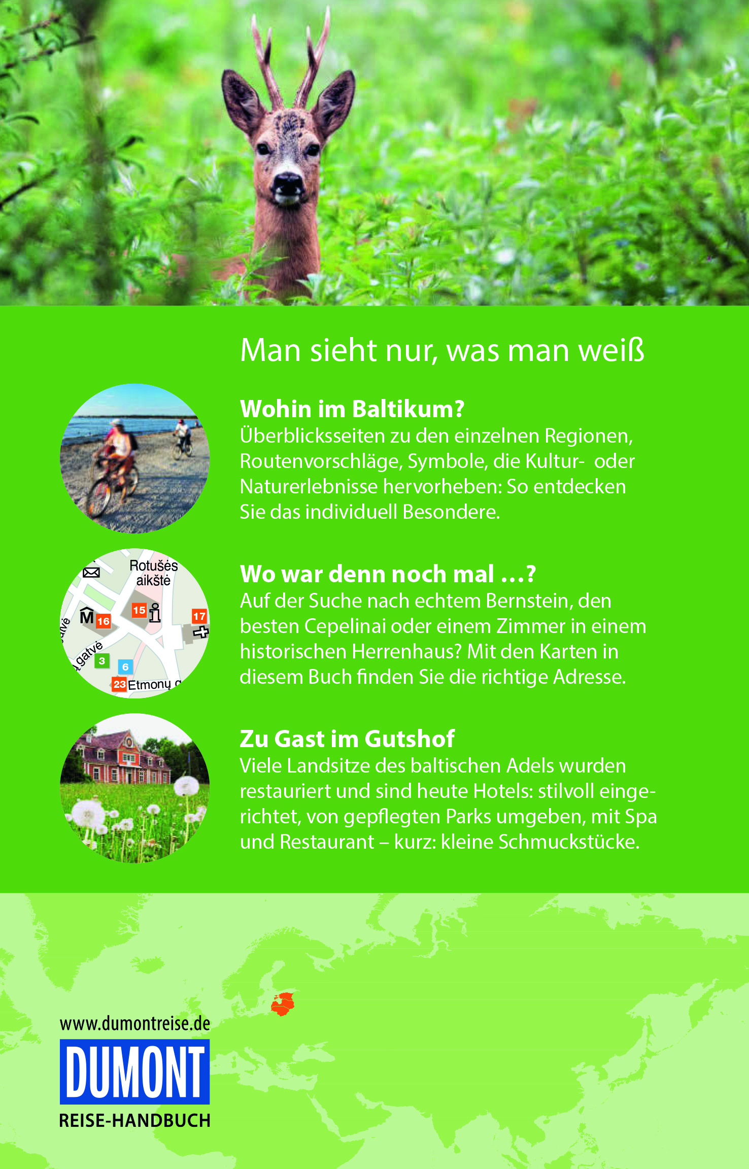 Rückseitencover DUMONT Reise-Handbuch Reiseführer Baltikum