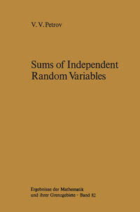 Vorderes Coverbild Sums of Independent Random Variables