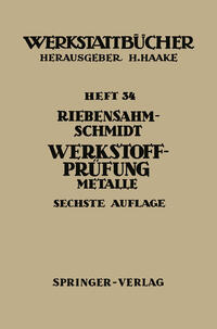 Vorderes Coverbild Werkstoffprüfung