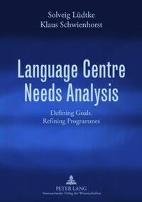 Vorderes Coverbild Language Centre Needs Analysis