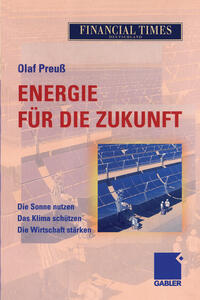 Vorderes Coverbild Energie für die Zukunft