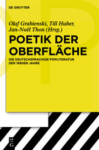 Vorderes Coverbild Poetik der Oberfläche