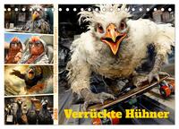 Vorderes Coverbild Verrückte Hühner (Tischkalender 2025 DIN A5 quer), CALVENDO Monatskalender