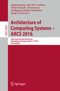 Vorderes Coverbild Architecture of Computing Systems -- ARCS 2016