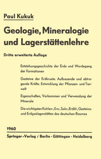 Vorderes Coverbild Geologie, Mineralogie und Lagerstättenlehre