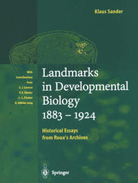 Vorderes Coverbild Landmarks in Developmental Biology 1883–1924