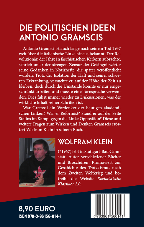 Rückseitencover Antonio Gramsci