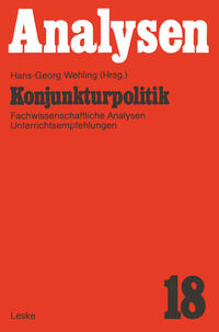 Vorderes Coverbild Konjunkturpolitik